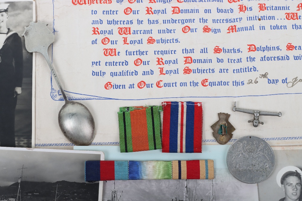 WW2 Royal Navy Medal Grouping of HMS Auckland Interest - Image 6 of 7