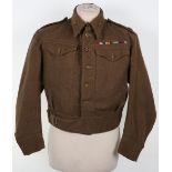 WW2 Ox & Bucks Light Infantry Majors Battle Dress Blouse