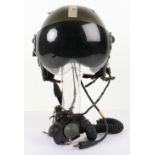 Royal Air Force Mk IV Bone Dome Flying Helmet and Oxygen Mask Set