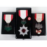 Japanese Order of the Rising Sun Cased Medals