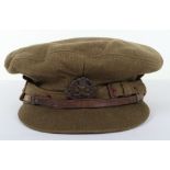 WW1 British Middlesex Regiment Officers “Gor Blimey” Peaked Cap