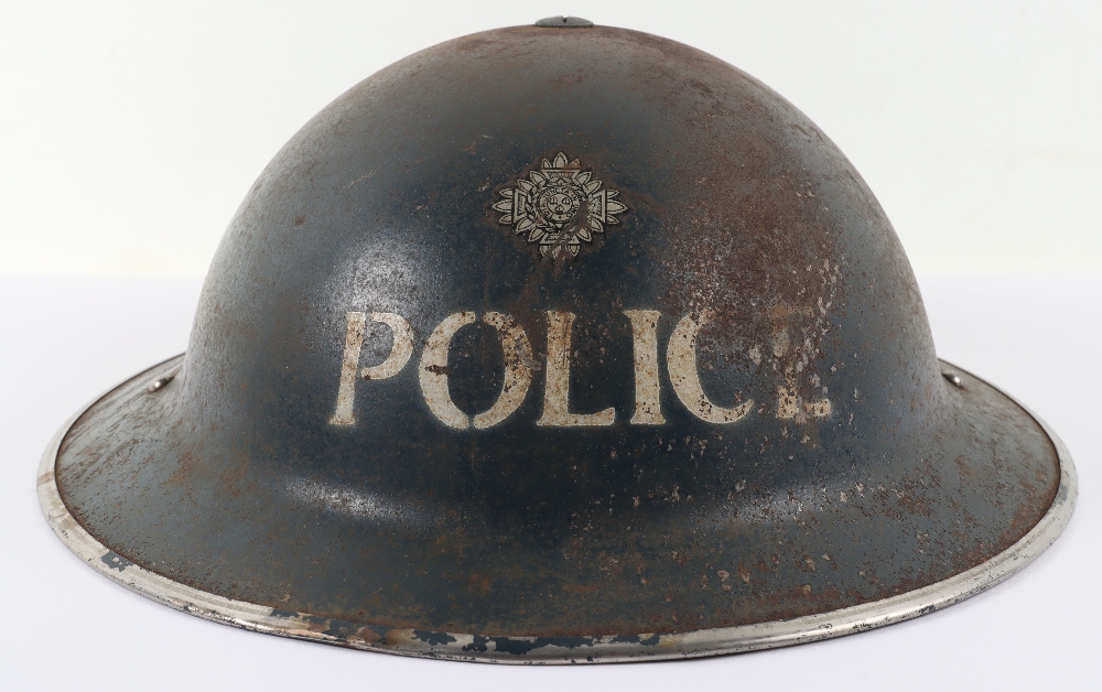 WW2 British Home Front Police Officers Steel Helmet