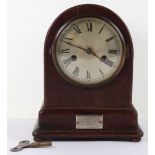 WW2 Staffordshire Home Guard Presentation Mantle Clock