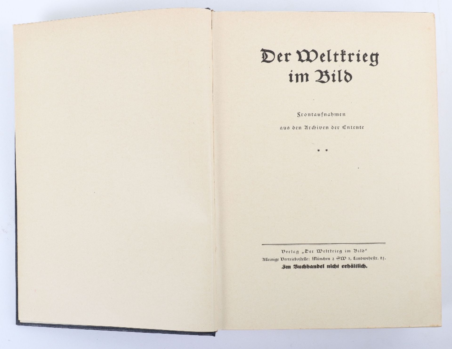 Books - Der Weltkrieg im Bild, Berlin 1927 - Image 3 of 7
