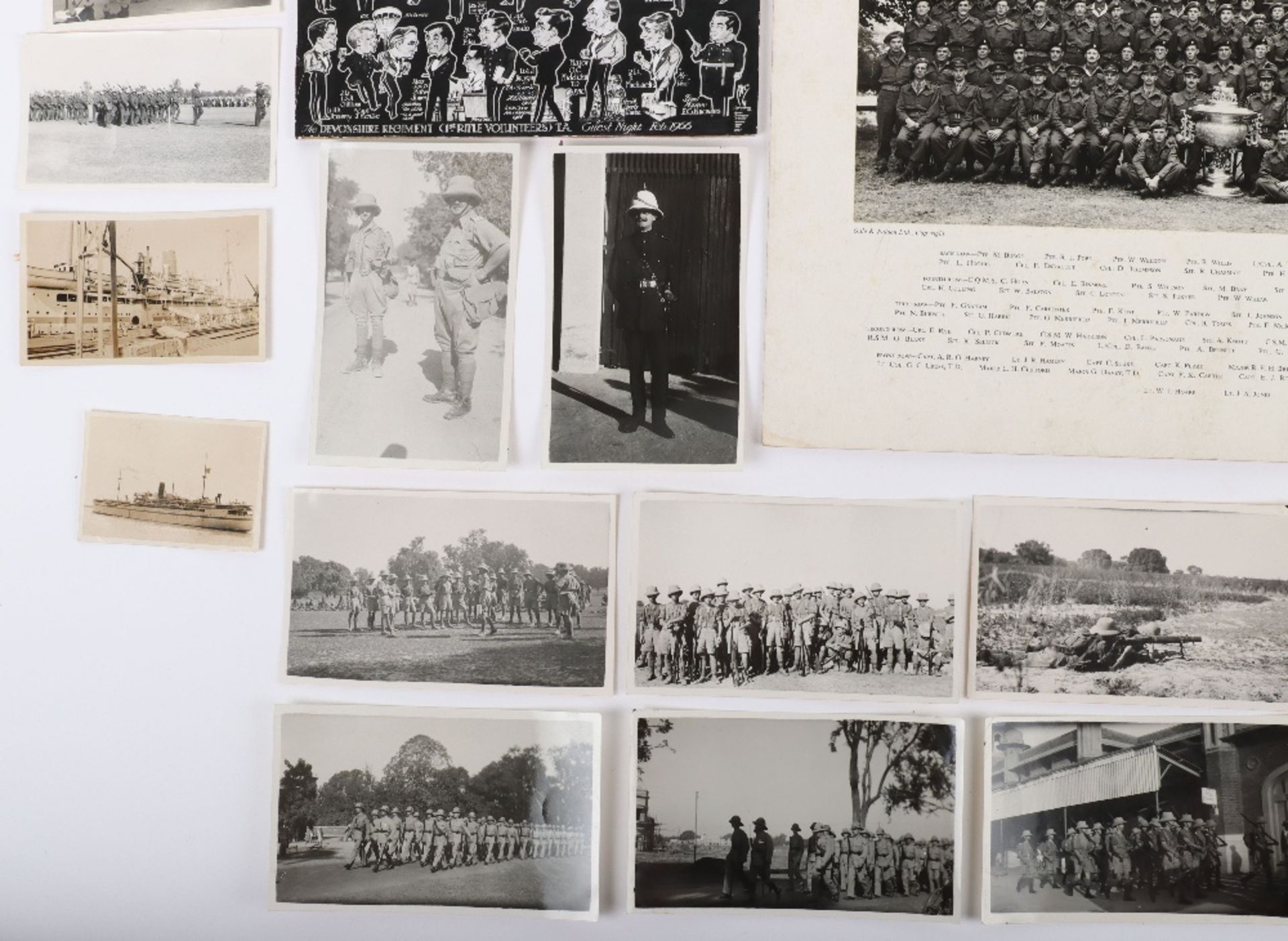 Original Photographs Devon Regiment - Image 4 of 6