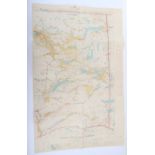 East Lillooet Sheet, Department of Lands, British Columbia, Jan 4th 1926 Large coloured map