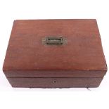 A Gentleman’s Travelling Wooden Writing Box Attributed to Light Brigade Charger Captain, Later Major