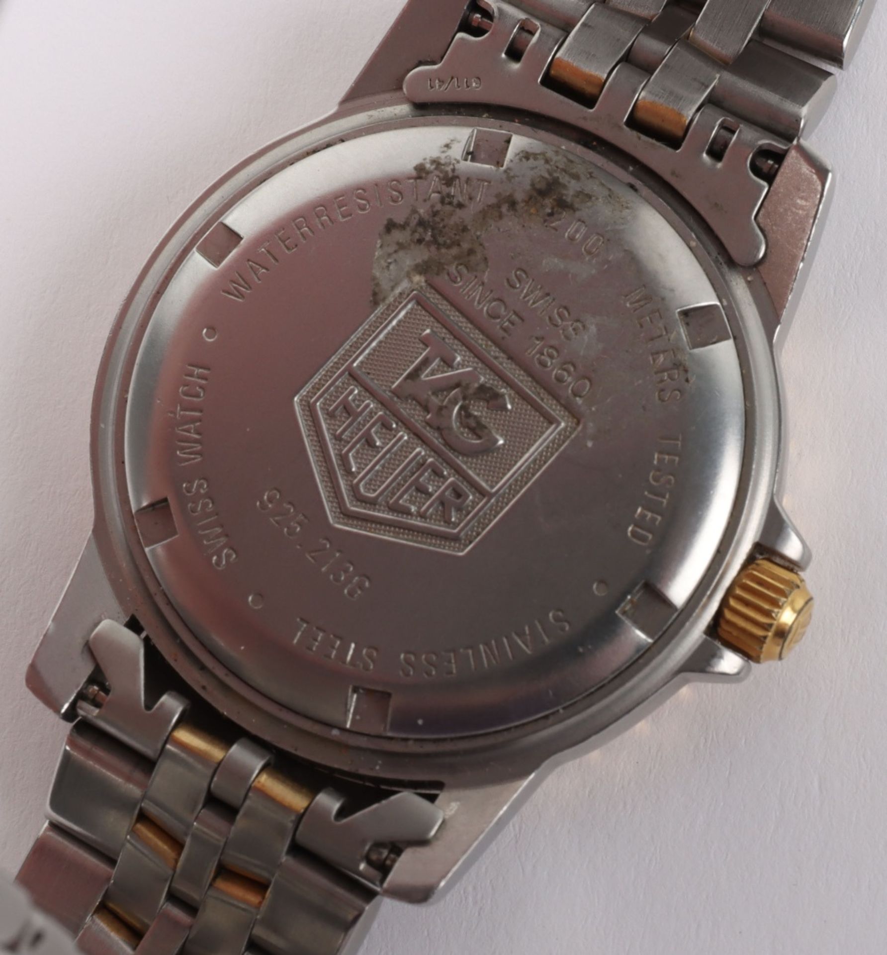 A Tag Heuer Professional 200 Meters bi-metal calendar wristwatch, ref 925 213G - Image 4 of 5