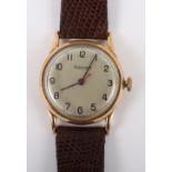 A vintage 9ct gold Audemars wristwatch, circa 1930