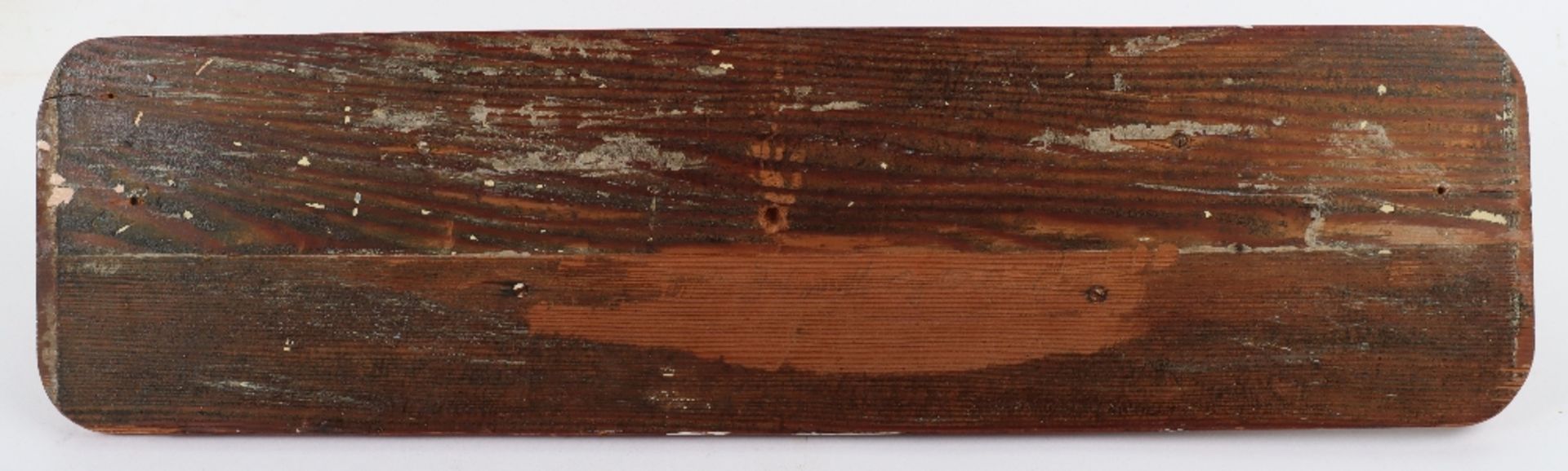 A 19th century pitch pine and beech wall mounted half block model of a boat, ‘Falmouth Oyster Dredge - Image 6 of 7