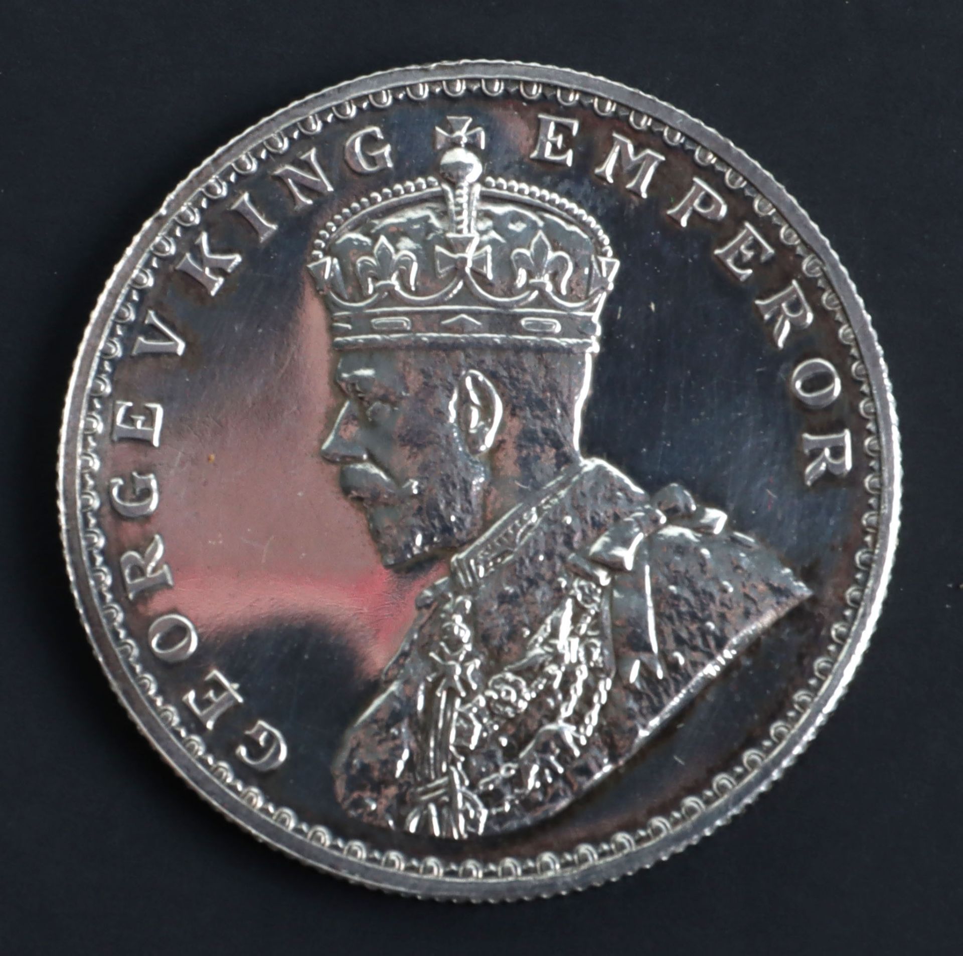 An exceptionally rare George V (1911-1936) British India 1911C Proof Rupee, Half Rupee and Quarter - Bild 10 aus 27