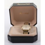 An Accurist 21 Jewels gentlemans wristwatch