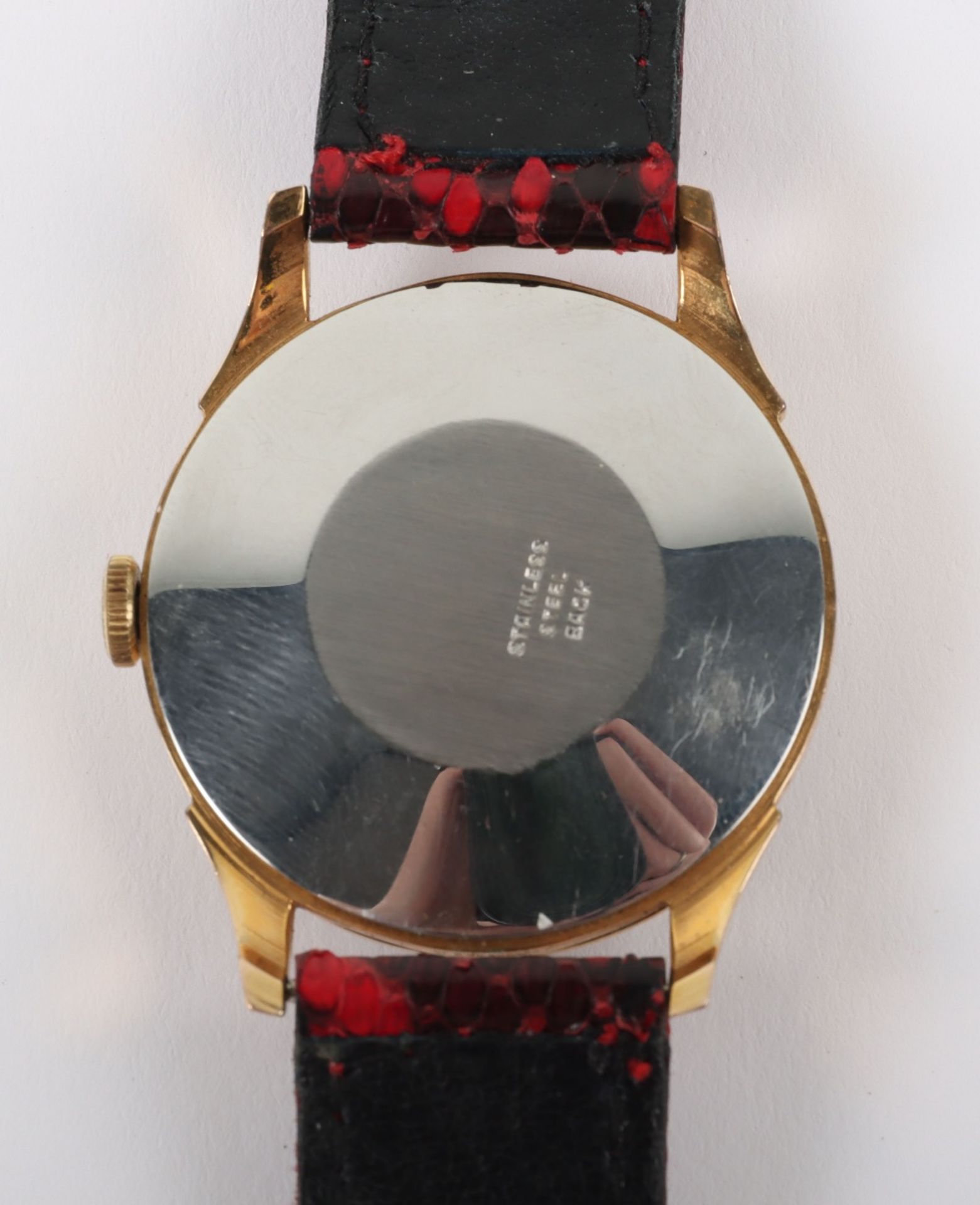 A vintage Pierce triple calendar moon phase gentleman’s wristwatch - Image 4 of 6