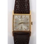 A 9ct gold Certina wristwatch retailed by Garrard, circa 1960