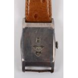 An unusual ‘full hunter’ cased wristwatch