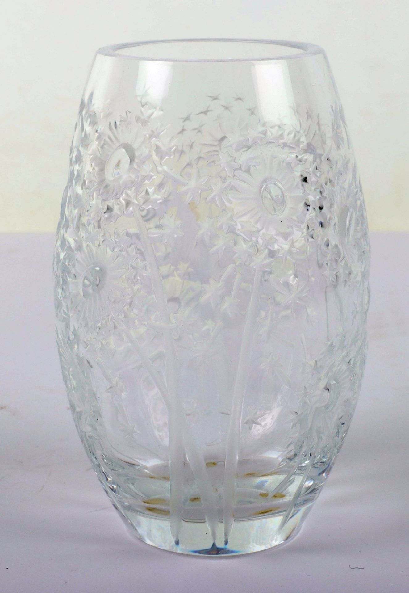 A Lalique glass vase