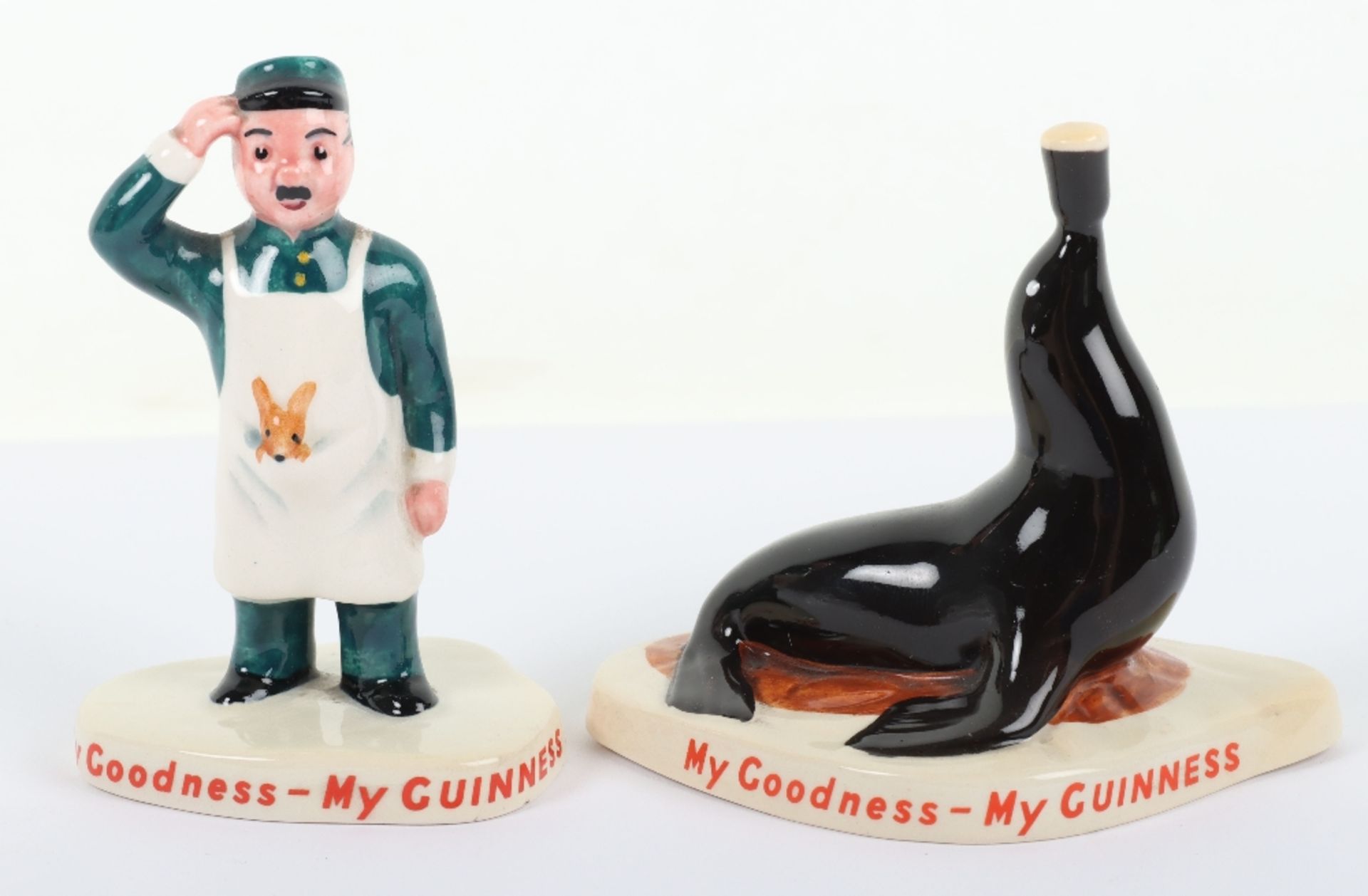 Two original ‘My Goodness My Guiness’ figures