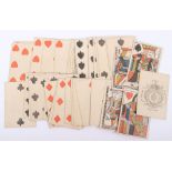 Early 19th century printed playing card set, Hall & Son