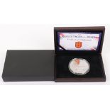 2015 Reflections of a Reign silver five ounce coin, (.925)