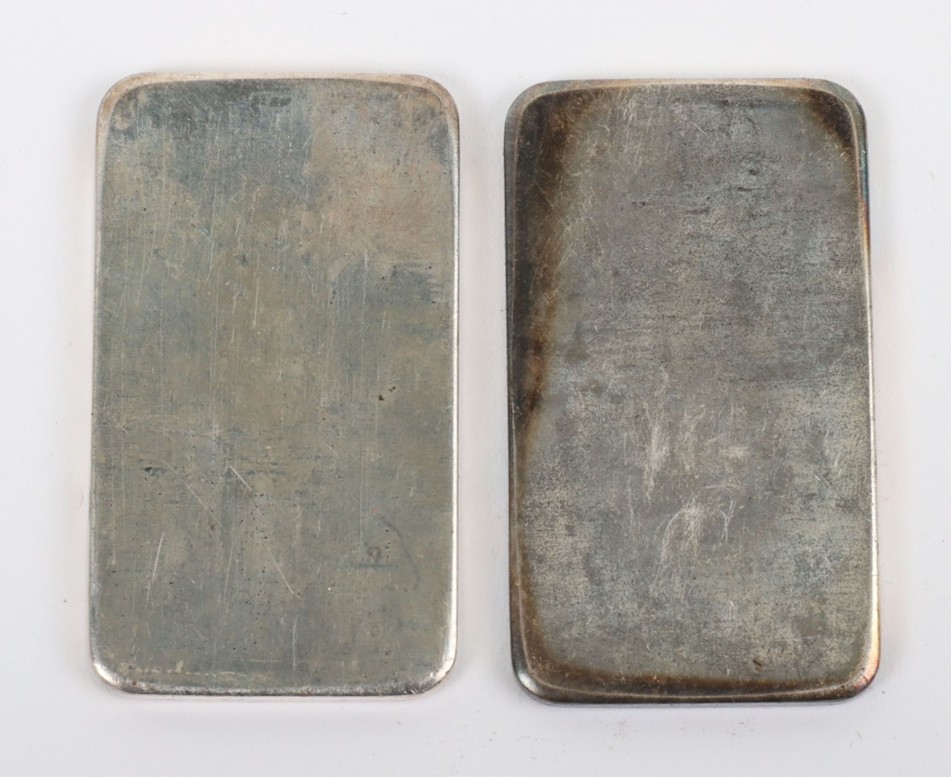 Two One Ounce silver ingots - Image 2 of 2