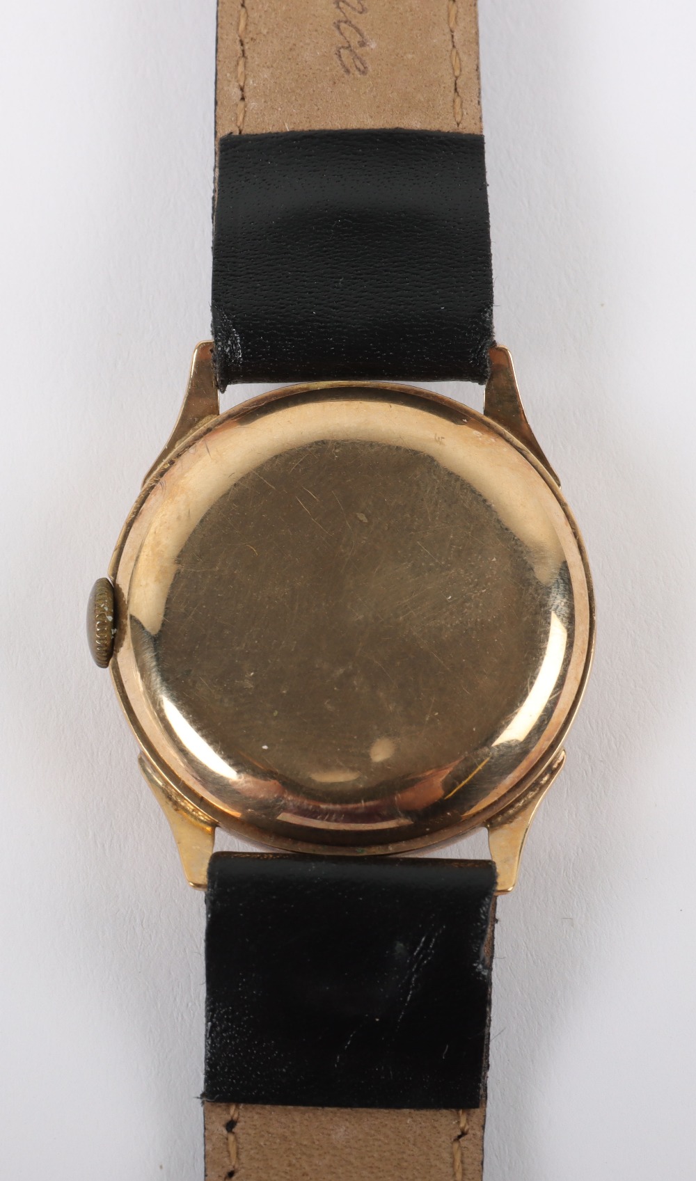 A vintage 9ct gold Swiss made wristwatch, circa 1940 - Bild 5 aus 7