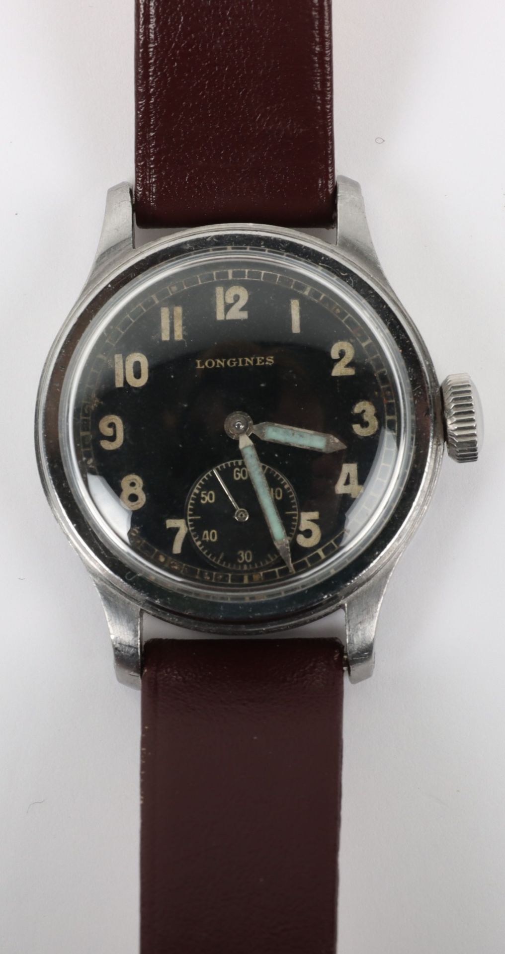 A rare gentleman’s Longines German army wristwatch, circa 1940