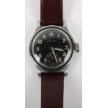 A rare gentleman’s Longines German army wristwatch, circa 1940