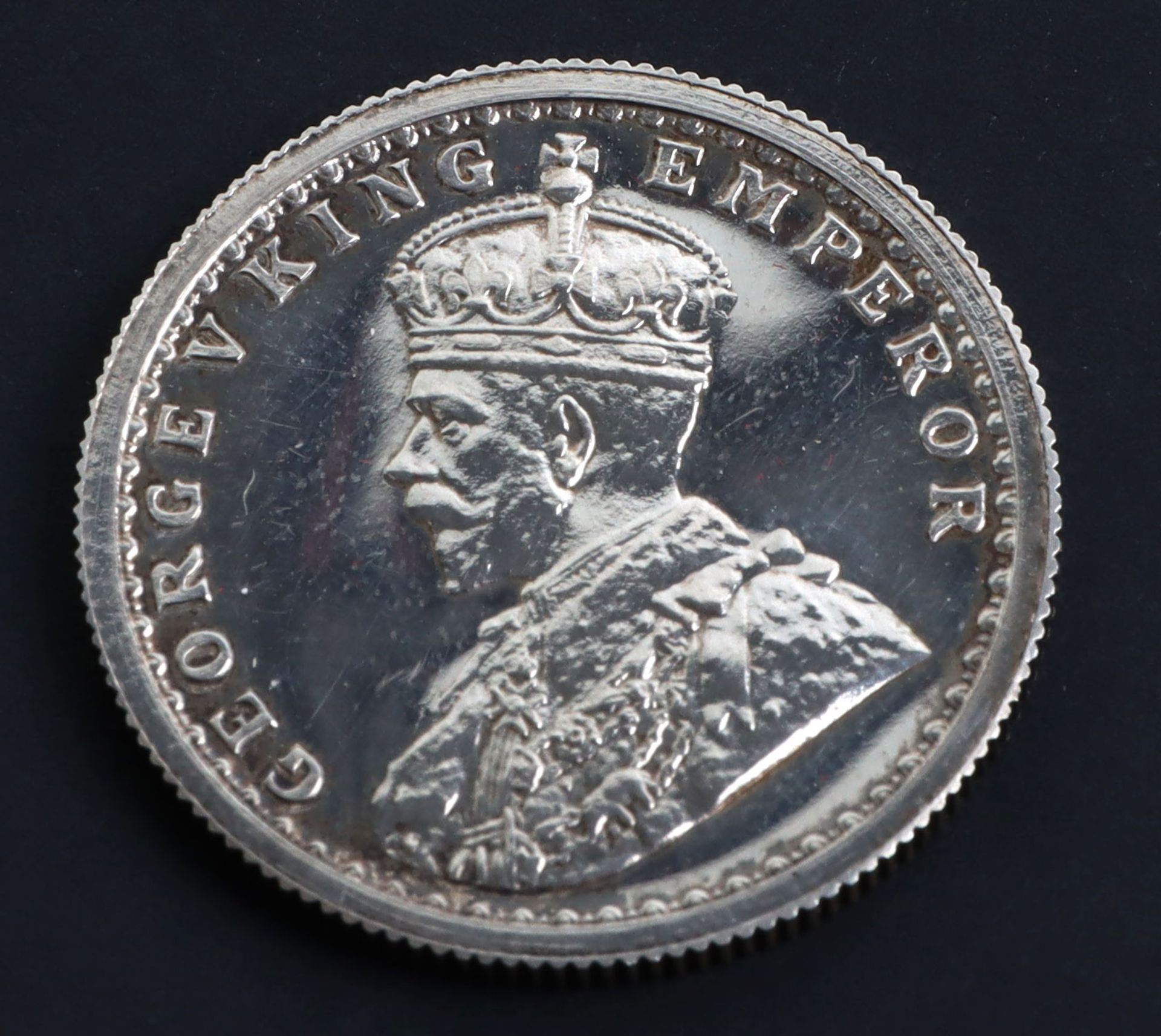 An exceptionally rare George V (1911-1936) British India 1911C Proof Rupee, Half Rupee and Quarter - Bild 14 aus 27