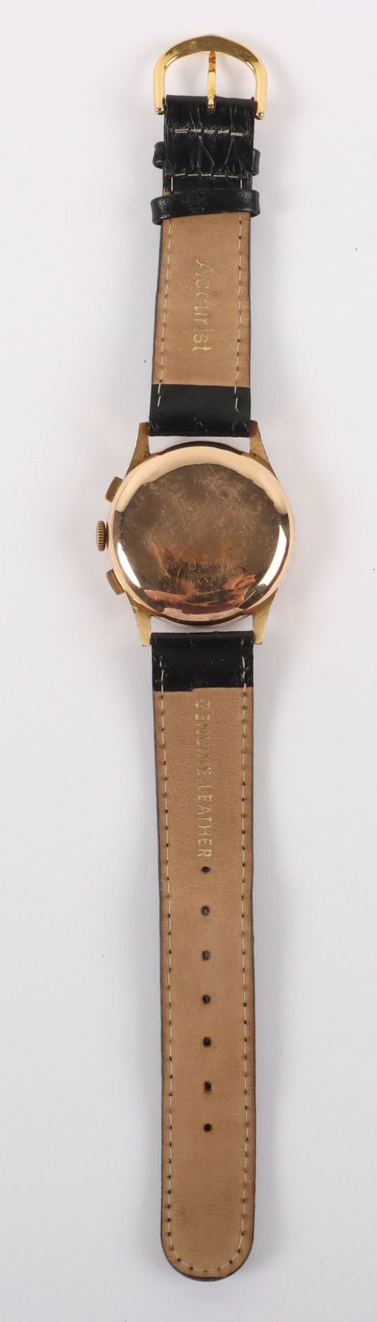 A vintage 18ct gold Titus Geneve chronograph gentleman’s wristwatch, circa 1950 - Image 2 of 7