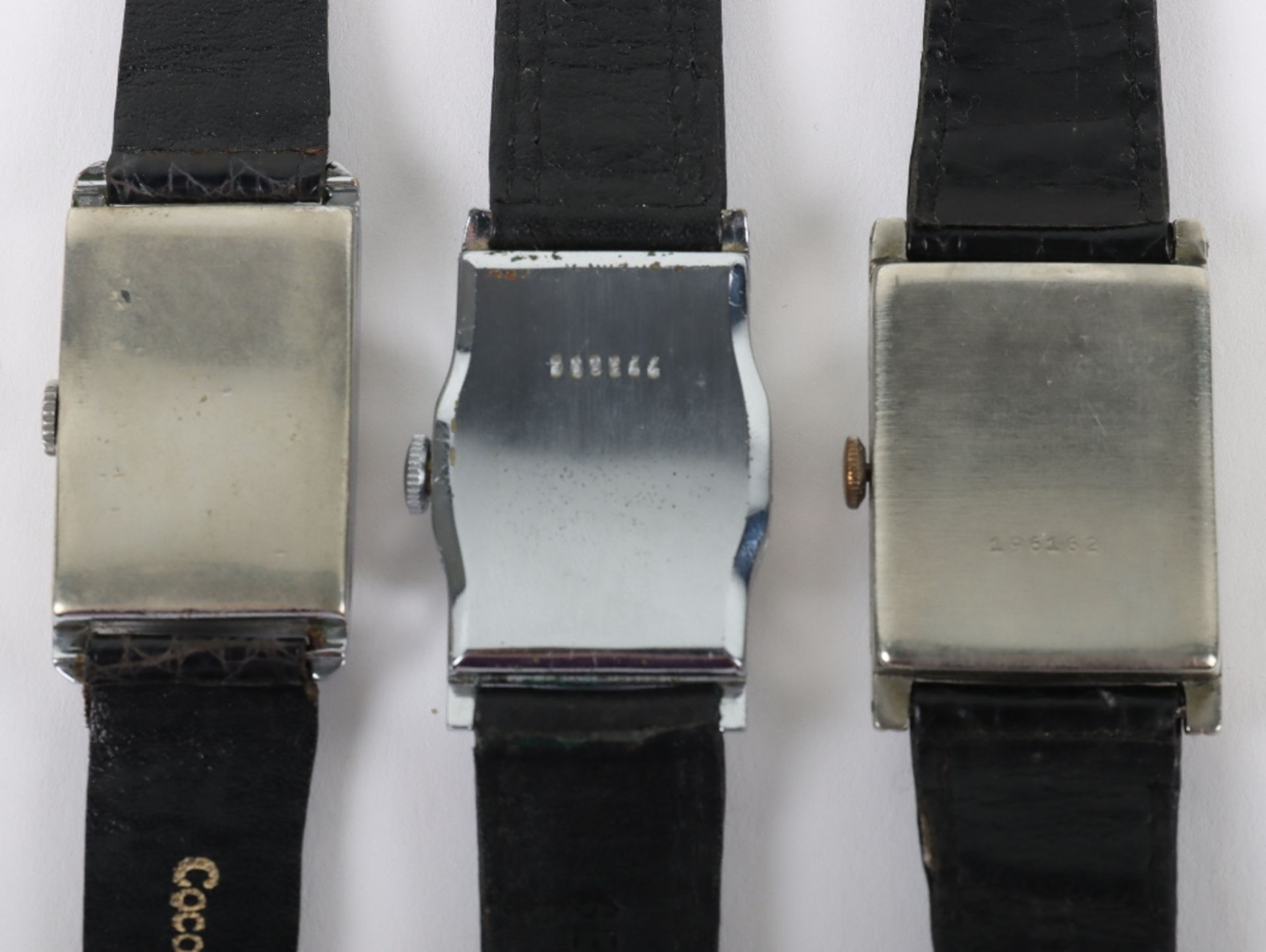 Three vintage tank style watches - Image 4 of 5