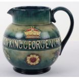 A Moorcroft George VI Queen Elizabeth 1937 Coronation jug