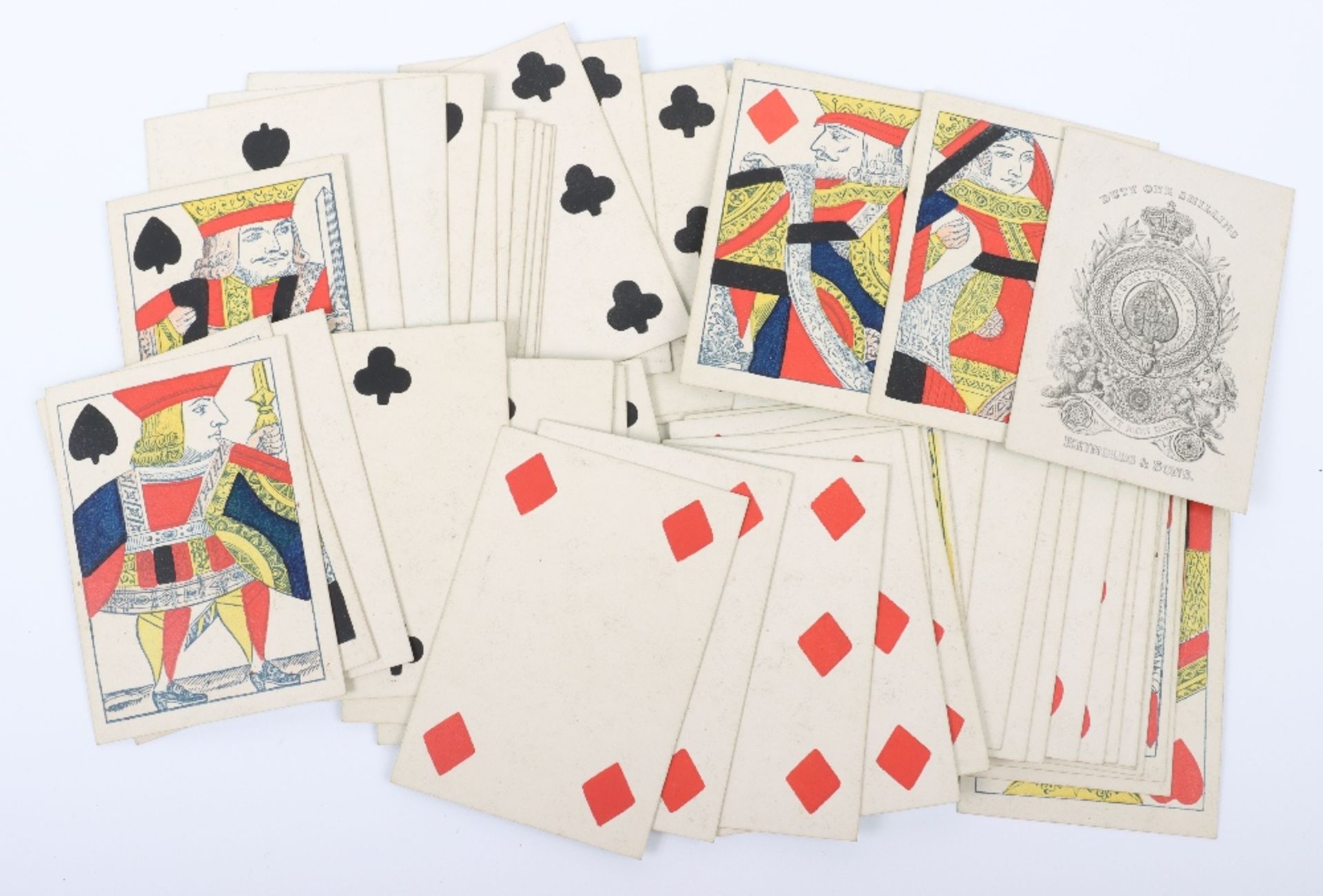 A 19th century printed playing card set, Reynolds & Sons - Image 3 of 3