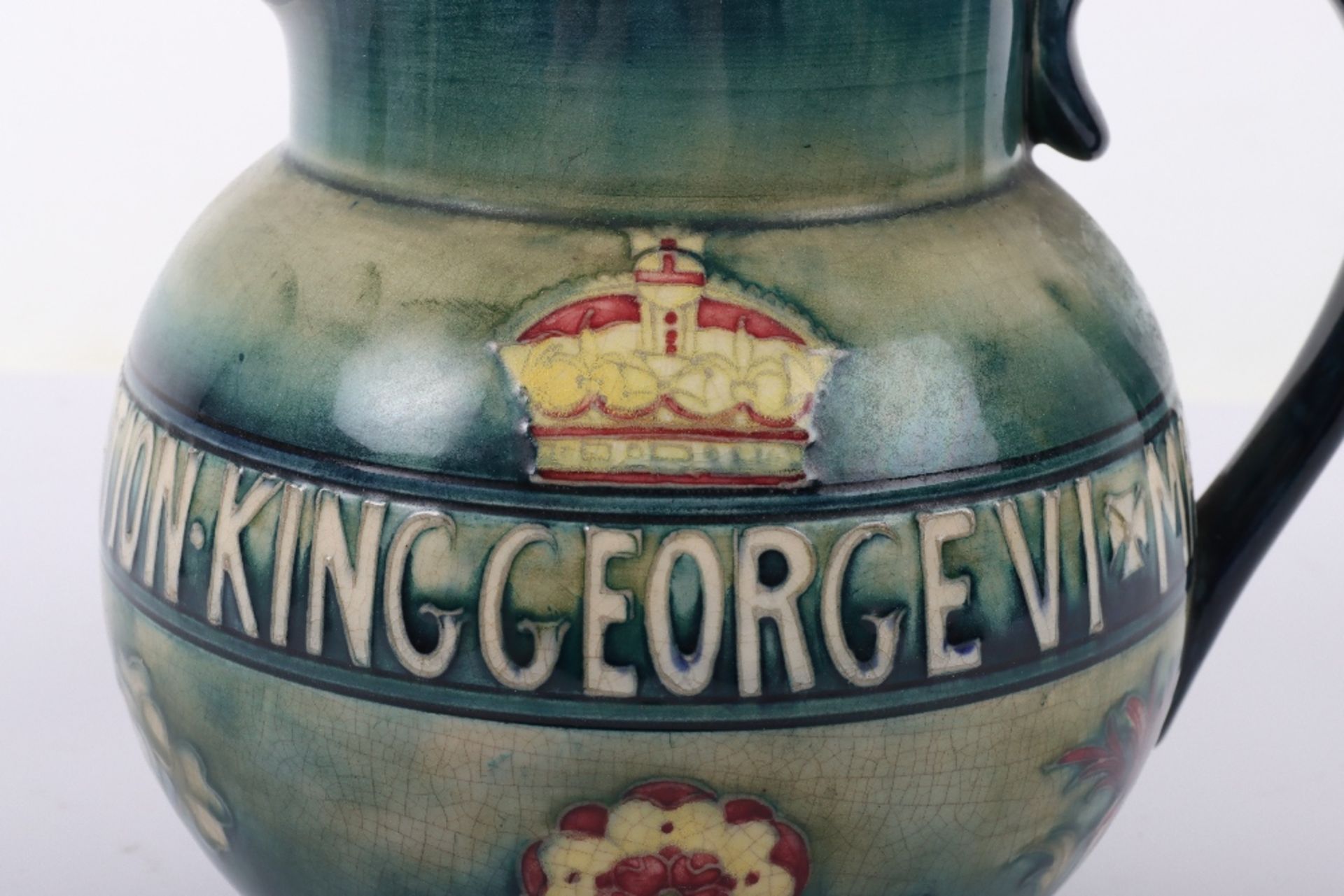 A Moorcroft George VI Queen Elizabeth 1937 Coronation jug - Image 2 of 6