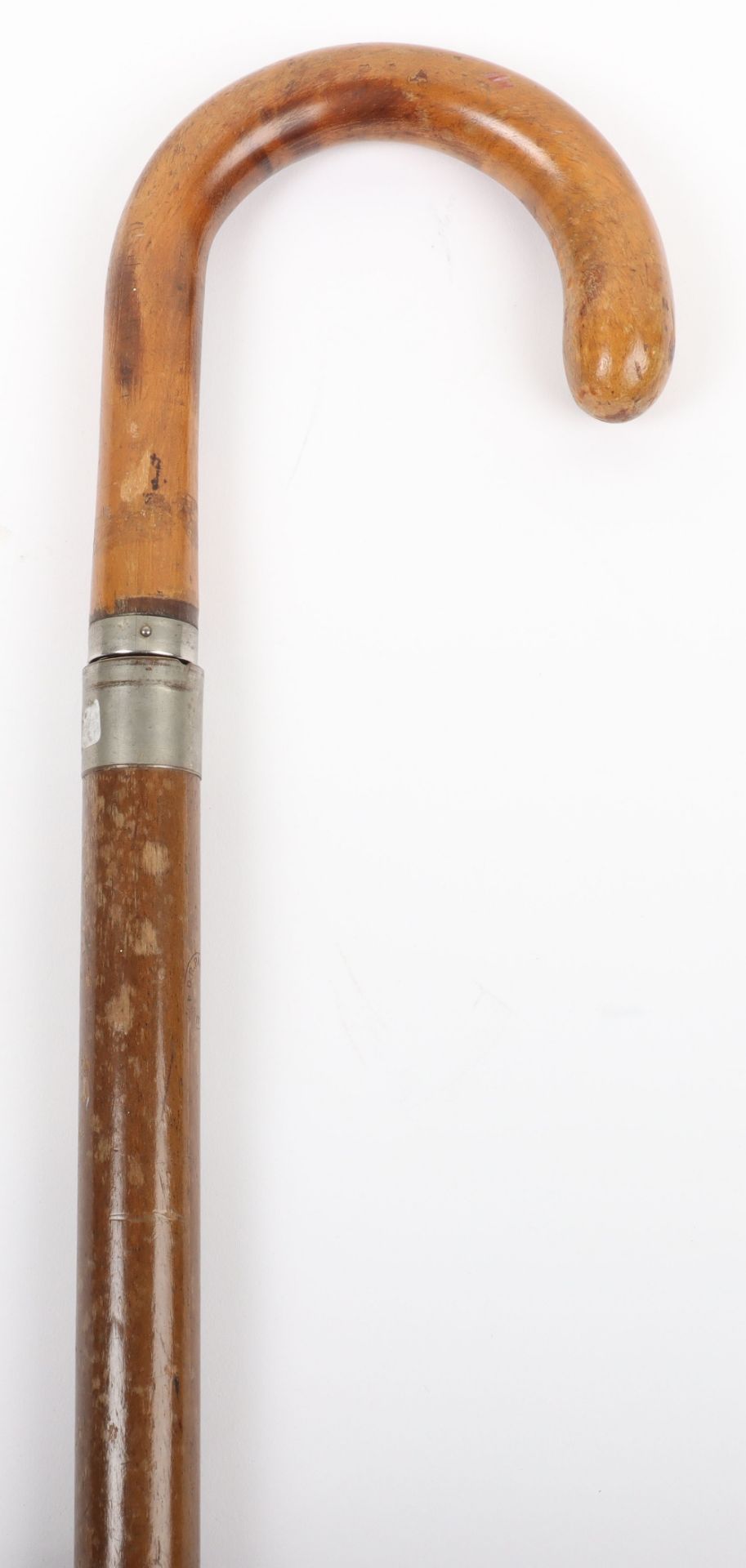 An early 20th century gentlemans walking stick / umbrella - Bild 3 aus 8