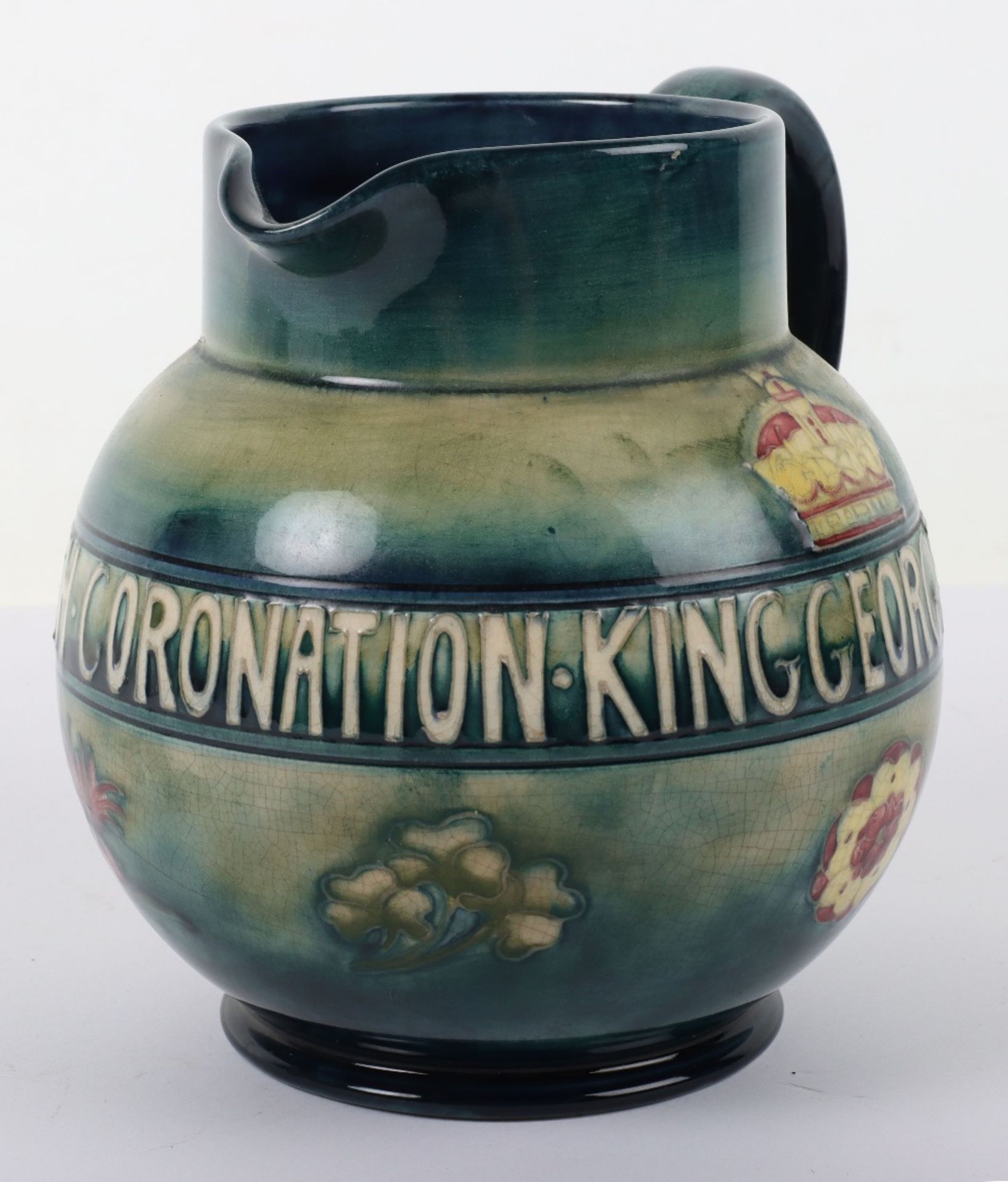 A Moorcroft George VI Queen Elizabeth 1937 Coronation jug - Image 3 of 6