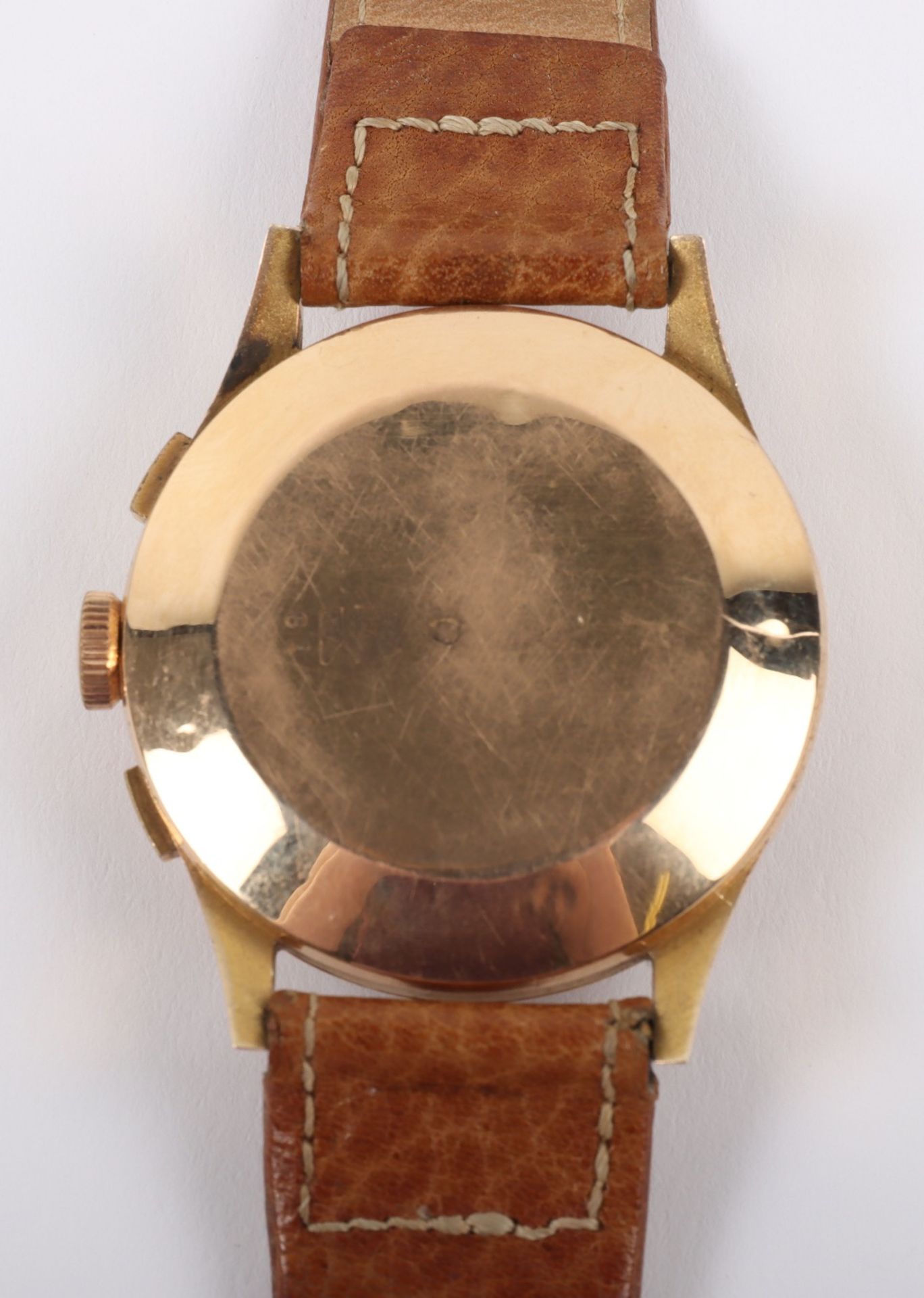 An 18ct gold Chronographe Suisse chronograph gentleman’s wristwatch - Bild 4 aus 7