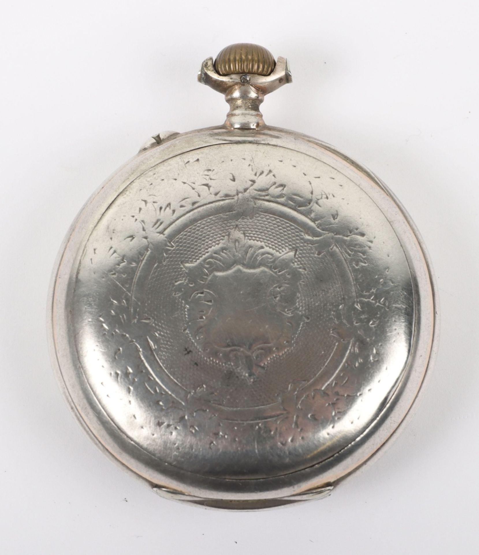 A Longines Grand Prix Paris 1889 silver pocket watch - Image 2 of 6