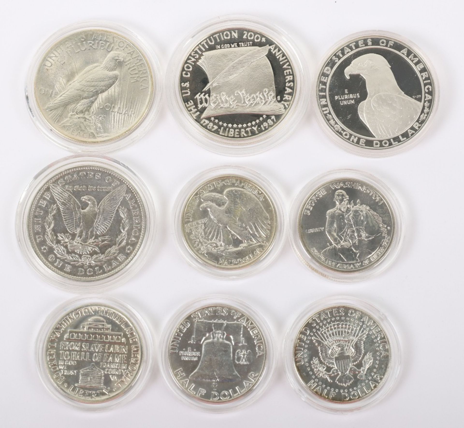 Four USA silver dollars - Bild 2 aus 3