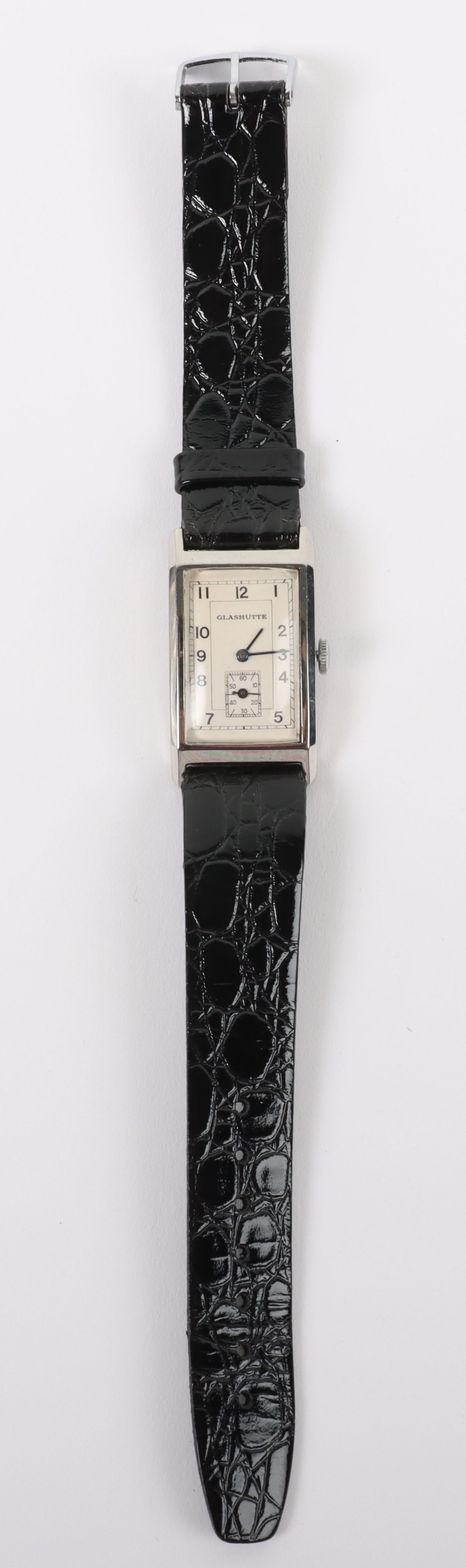 A vintage Glashutte Tank wristwatch, circa 1930 - Bild 2 aus 6