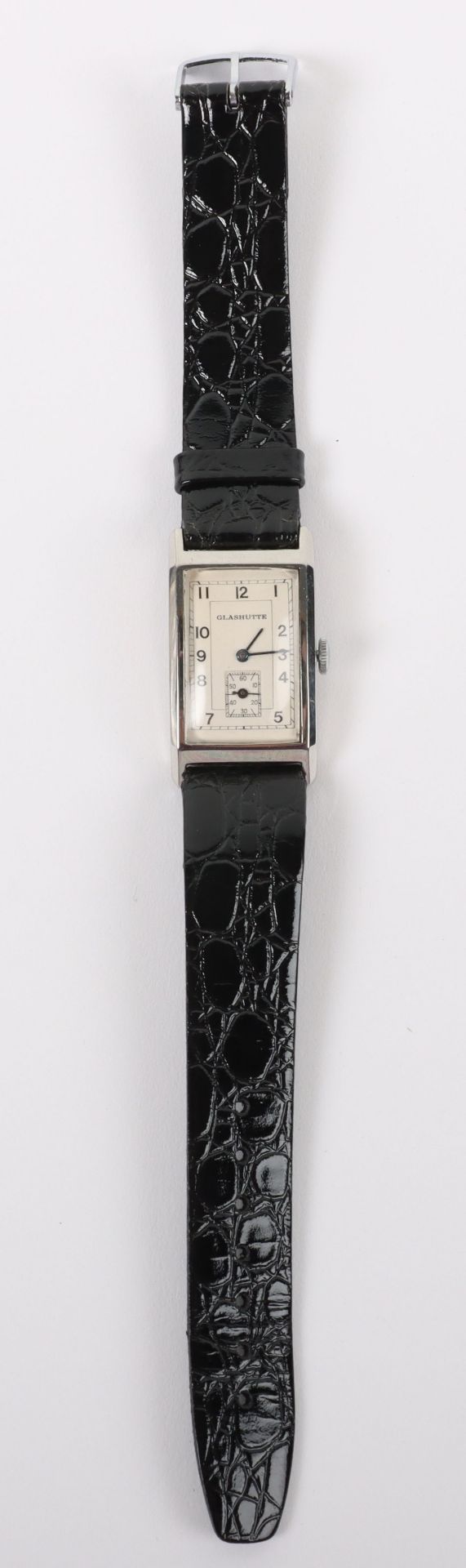 A vintage Glashutte Tank wristwatch, circa 1930 - Image 2 of 6