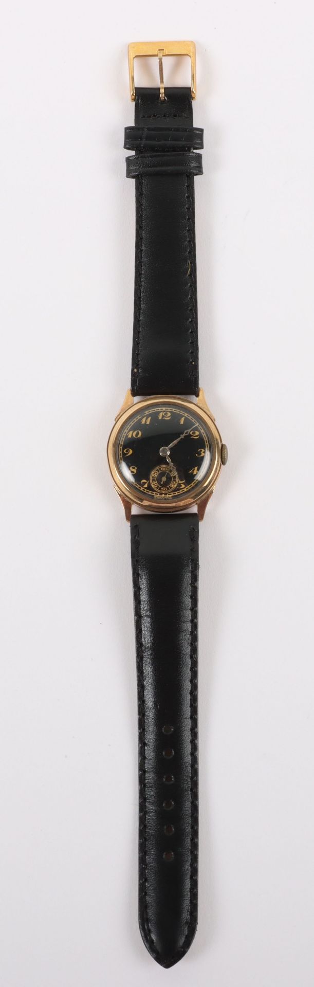 A vintage 9ct gold Swiss made wristwatch, circa 1940 - Image 2 of 7