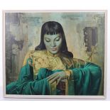 After Tretchikoff (1913-2006), Oriental girl, print