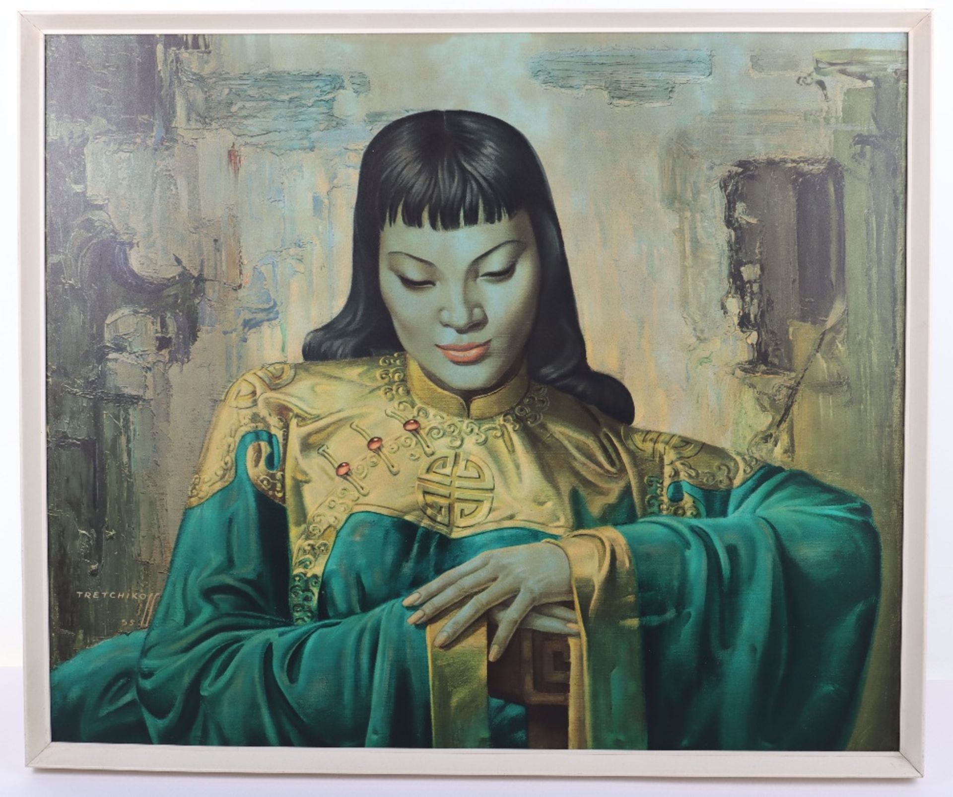 After Tretchikoff (1913-2006), Oriental girl, print