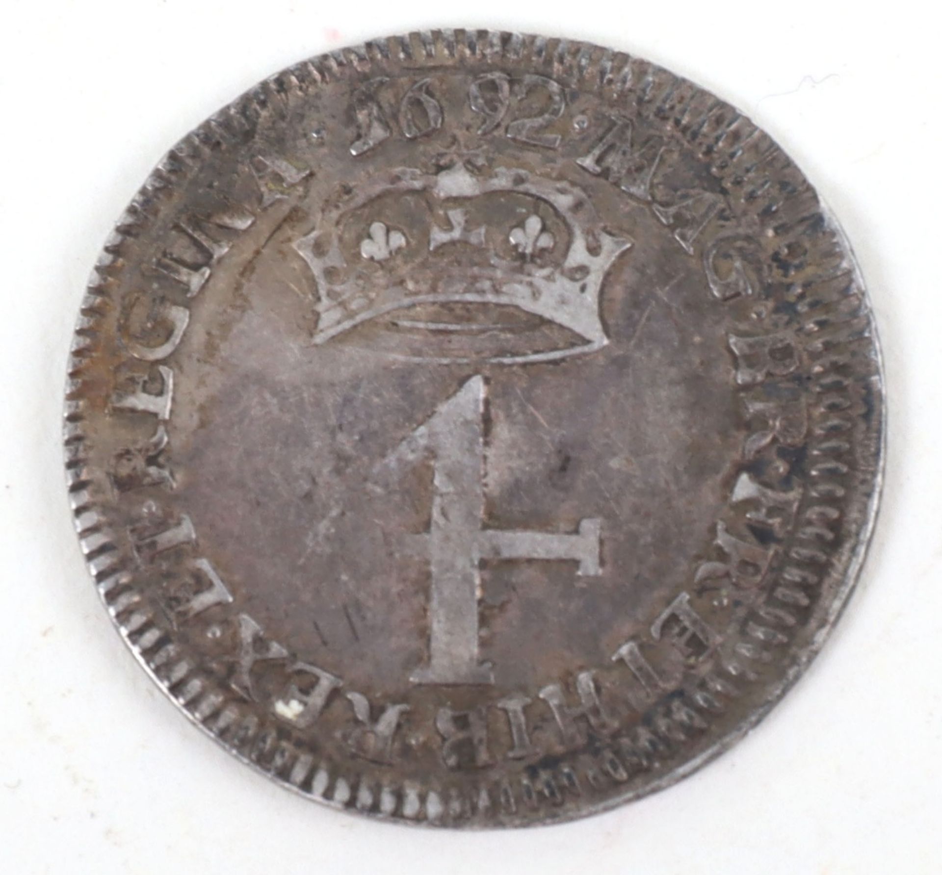 William & Mary (1688-94), Fourpence, 1692 - Bild 2 aus 2