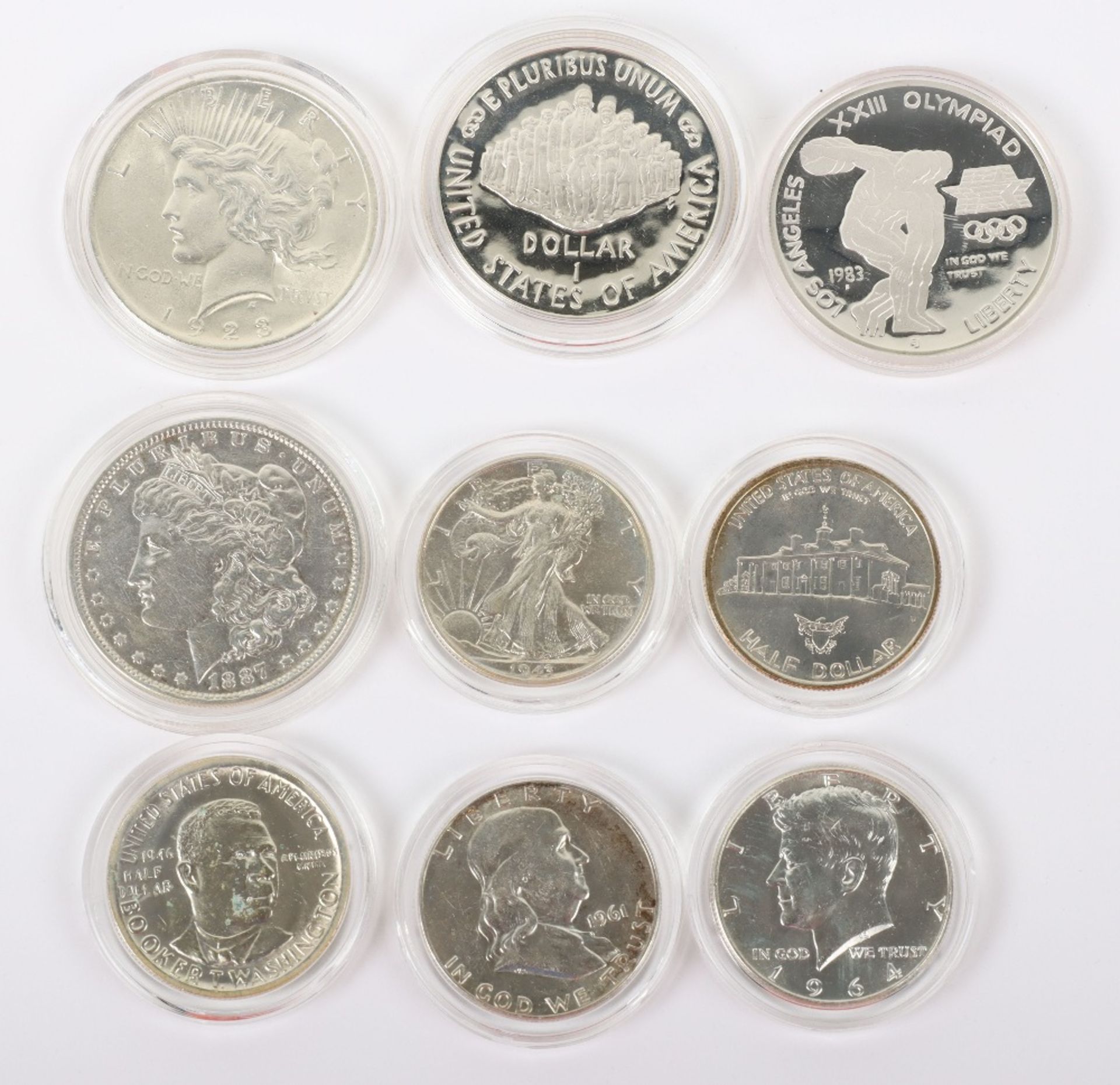 Four USA silver dollars - Bild 3 aus 3