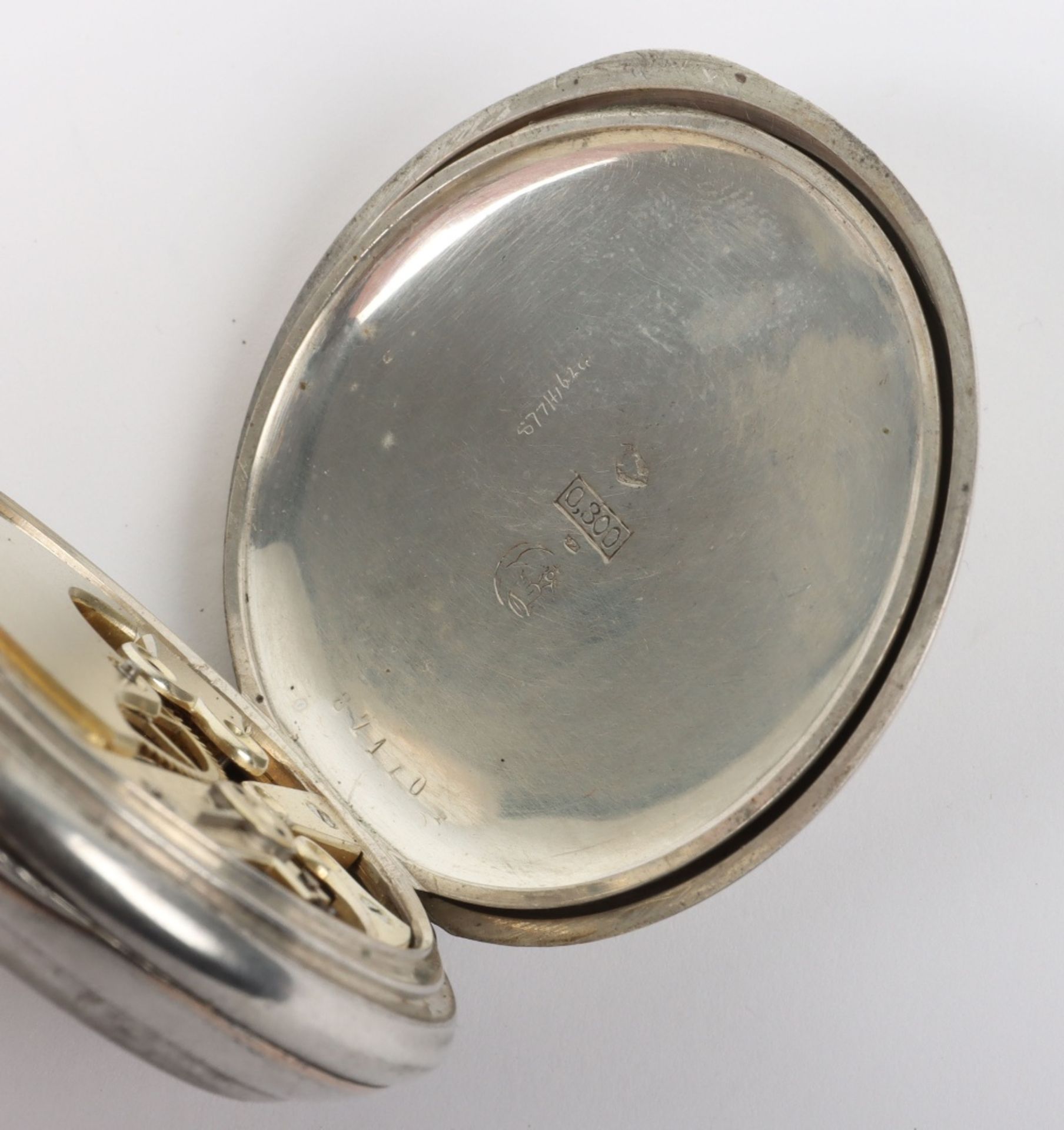 A Longines Grand Prix Paris 1889 silver pocket watch - Image 5 of 6