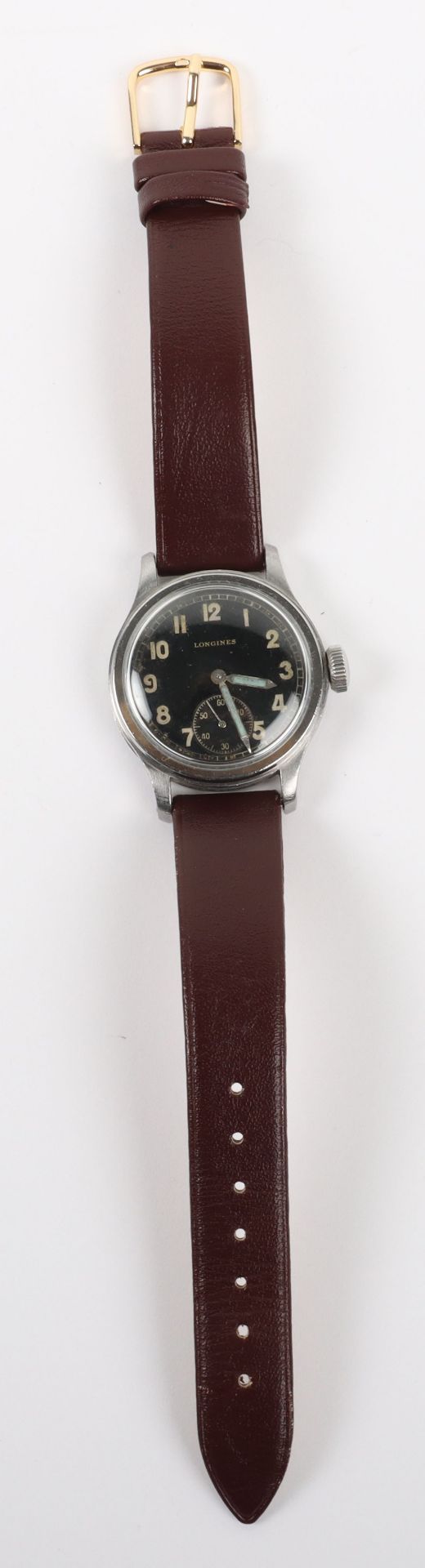 A rare gentleman’s Longines German army wristwatch, circa 1940 - Bild 2 aus 5