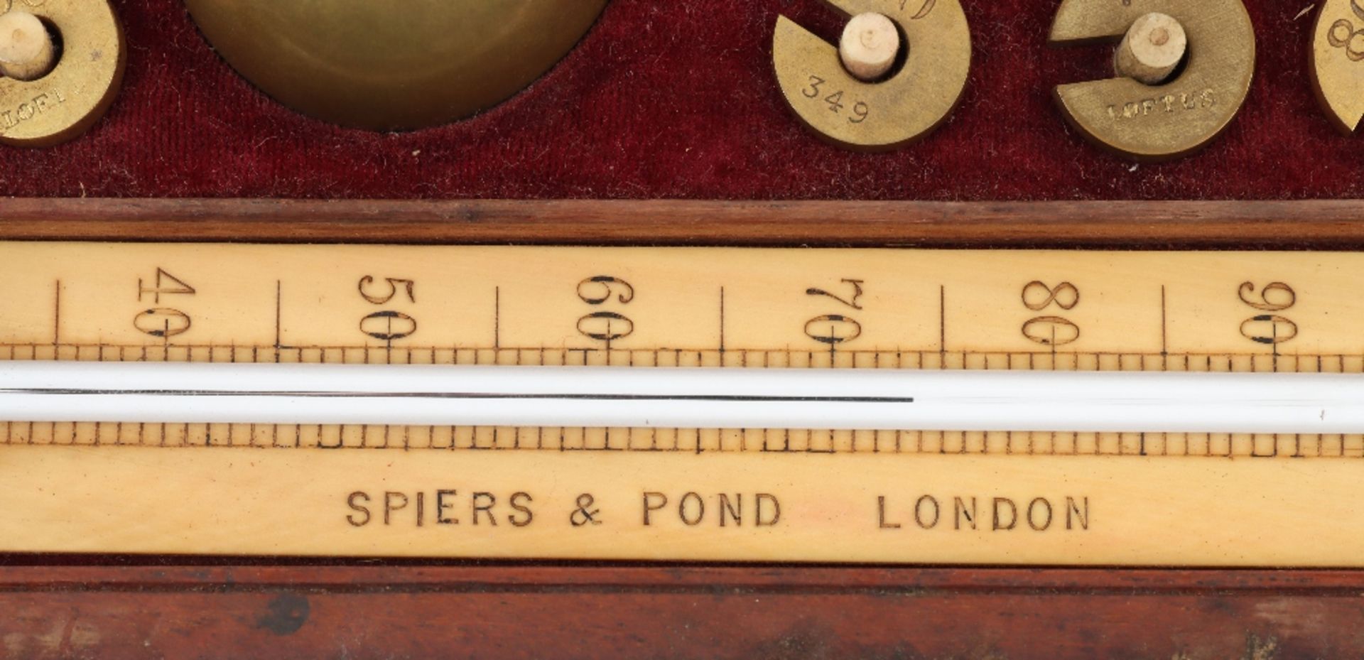 A Spiers & Pond Hydrometer and a Sikes Hydrometer - Bild 8 aus 13