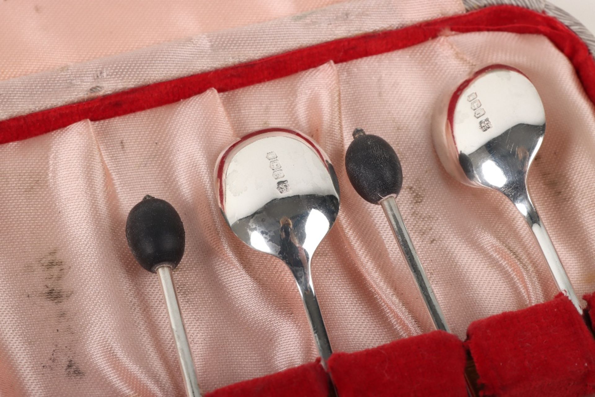 A cased set of six cake forks, Sheffield 1909 - Bild 6 aus 7