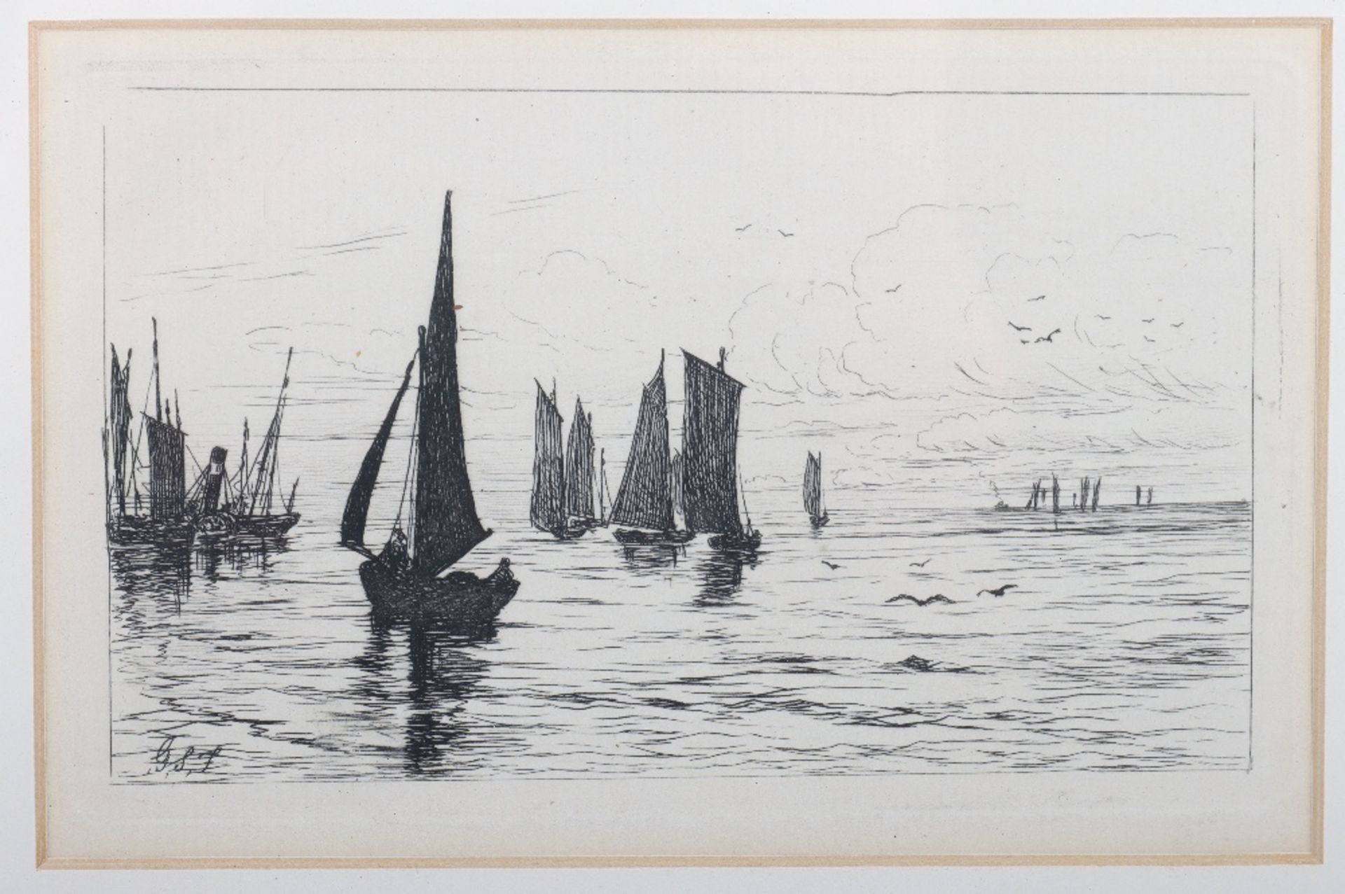 George Stratton Ferrier (1852-1912) a pair of etchings - Image 3 of 3